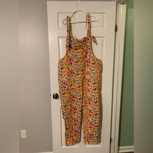 NWOT Lucy and Yak cotton blend overalls size 16R us sizing